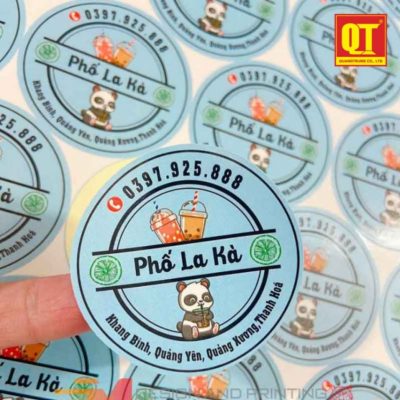 Ưu điểm nổi bật của in nhãn dán sản phẩm