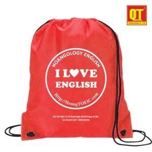 Túi dây rút i love english