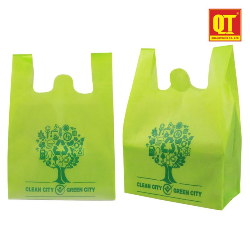  Màu sắc và kích thước của túi vải không dệt T-Shirt